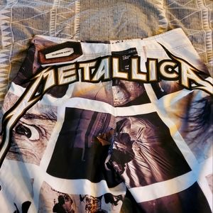 Metallica Billabong board shorts trunks sz 40 xl xxl